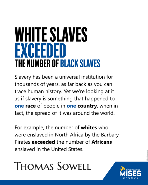 F1451: Thomas Sowell - White Slaves Exceeded Black Slaves