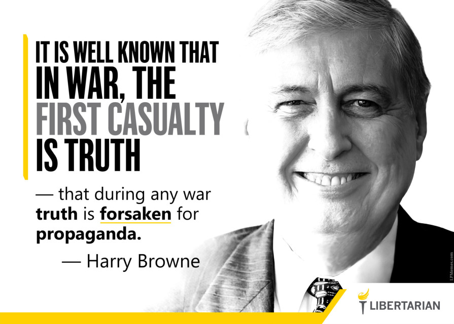 LF1433: Harry Browne - The First Casualty of War