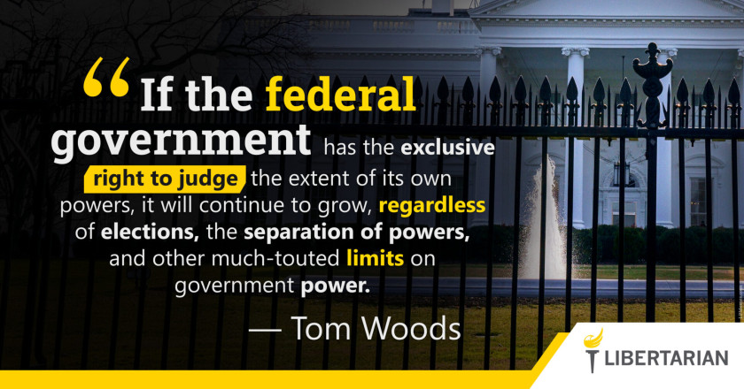 LW1164: Tom Woods – State Monopoly of Power