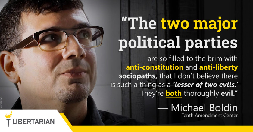 LW1171: Michael Boldin – Both Political Parties are Evil