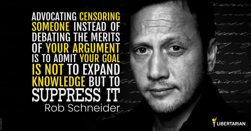 LW1330: Rob Schneider – Advocating Censorship
