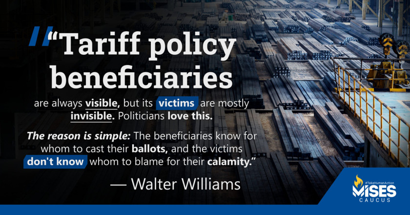 W1199: Walter Williams - Tariff Victims are Invisible