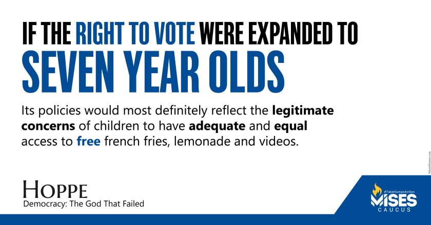 W1314: Hans-Hermann Hoppe – Seven Year Old Voters